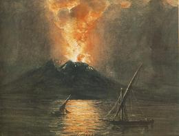 [Barabás, M.: The Eruption of Vesuv]